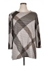 misook Argyle Gray Pullover Sweater Size XL - photo 1