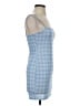 Shein Plaid Blue Casual Dress Size 4 - photo 4