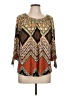 Chico's Brown 3/4 Sleeve Blouse Size Lg (2) - photo 1