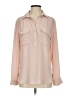 Ann Taylor 100% Polyester Pink Long Sleeve Blouse Size S - photo 1