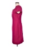 Connected Apparel Solid Burgundy Cocktail Dress Size 6 - photo 5