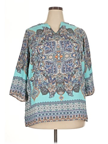 Violet & Claire 3/4 Sleeve Blouse (view 1)