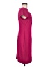 Connected Apparel Solid Burgundy Cocktail Dress Size 6 - photo 4