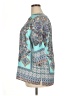 Violet & Claire 100% Polyester Paisley Teal 3/4 Sleeve Blouse Size 1X - photo 5