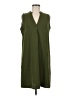 Unbranded 100% Polyester Solid Green Casual Dress Size M - photo 1
