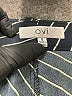 OVI 100% Polyester Chevron-herringbone Black Dress Pants Size S - photo 6