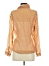 Zara Tan Long Sleeve Blouse Size XS - photo 2