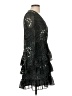 1.State Paisley Black Cocktail Dress Size L (estimated) - photo 4