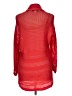 Curio 100% Cotton Red Cardigan Size L - photo 2