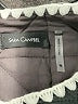 Sara Campbell 100% Nylon Argyle Black Jacket Size M - photo 6