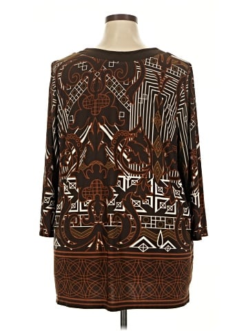 Maggie Barnes 3/4 Sleeve Blouse (view 2)