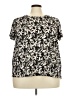 Grayson Threads 100% Polyester Black Short Sleeve Blouse Size 3X - photo 1