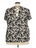 Grayson Threads 100% Polyester Black Short Sleeve Blouse Size 3X - photo 2