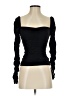 Kourt Black Long Sleeve Top Size XS - photo 1