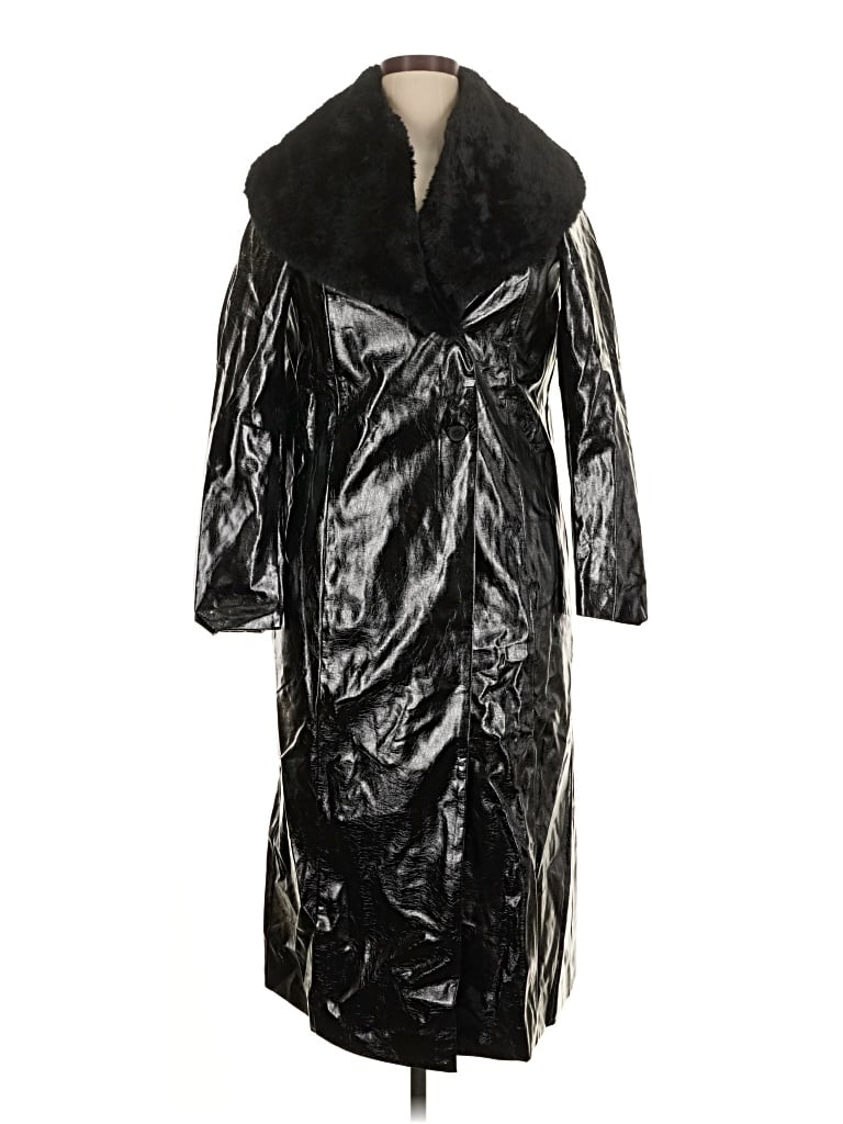 Pre-owned Area Stars Raincoat In Black