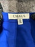 Chaus 100% Polyester Blue 3/4 Sleeve Blouse Size 1X - photo 7