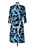 J. McLaughlin Print Blue Cocktail Dress Size L (estimated) - photo 2