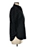 Old Navy 100% Cotton Polka Dots Black Long Sleeve Button-Down Shirt Size M - photo 4