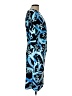 J. McLaughlin Print Blue Cocktail Dress Size L (estimated) - photo 4