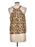 Blush 100% Rayon Yellow Sleeveless Blouse Size L - photo 2