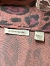 Boston Proper Animal Print Pink Cardigan Size M - photo 7