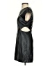 Lalavon Solid Black Casual Dress Size S - photo 5