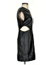 Lalavon Solid Black Casual Dress Size S - photo 4
