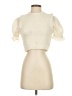 Zara 100% Cotton Ivory Pullover Sweater Size S - photo 1