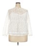 J.Crew White Long Sleeve Blouse Size XXL - photo 1