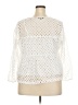 J.Crew White Long Sleeve Blouse Size XXL - photo 2