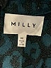 Milly Animal Print Teal Cocktail Dress Size M - photo 7