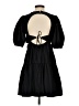 Zara Solid Black Casual Dress Size S - photo 2