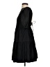 Zara Solid Black Casual Dress Size S - photo 5
