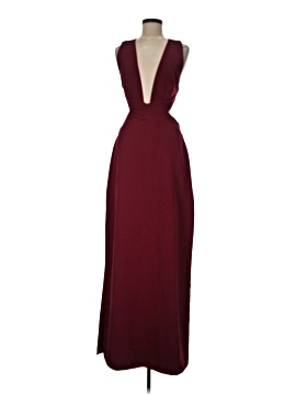 fame and partners burgundy dress Fame & Partners main image 1