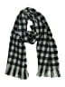 Marcus Adler 100% Polyester Checkered-gingham Black Gray Scarf One size - photo 1