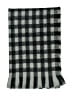 Marcus Adler 100% Polyester Checkered-gingham Black Gray Scarf One size - photo 2