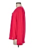 Sweet Rain 100% Polyester Red Long Sleeve Blouse Size M - photo 5