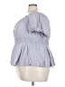 Torrid Gray Purple Short Sleeve Blouse Size 3X Plus (3) - photo 5