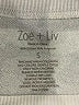 Zoe+Liv Print Silver Pullover Sweater Size S - photo 7