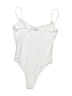 Zara 100% Polyamide White Bodysuit Size S - photo 2