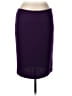 St. John Chevron-herringbone Purple Formal Skirt Size 10 - photo 1