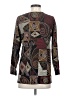 Impressions Brown Long Sleeve Top Size S - photo 2