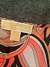 MICHAEL Michael Kors 100% Polyester Orange Short Sleeve Blouse Size S - photo 7
