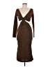 Lulus Brown Cocktail Dress Size XS - photo 1