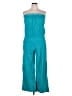 Assorted Brands Solid Teal Jumpsuit Size XL - photo 1