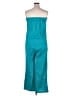Assorted Brands Solid Teal Jumpsuit Size XL - photo 2