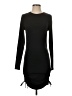 Intempo Solid Black Casual Dress Size S - photo 1