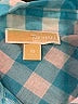 MICHAEL Michael Kors Checkered-gingham Blue Long Sleeve Button-Down Shirt Size XS - photo 7