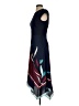 D-Signed 100% Polyester Graphic Burgundy Casual Dress Size 2 - photo 5