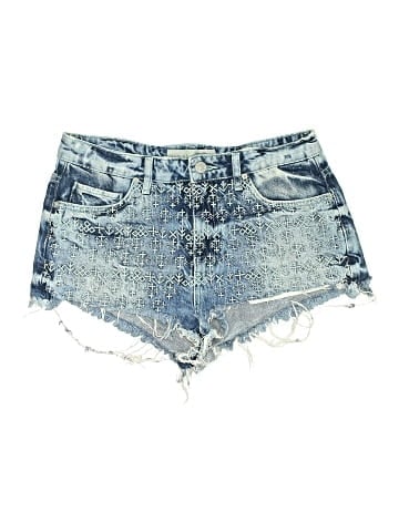 Topshop Denim Shorts (view 1)